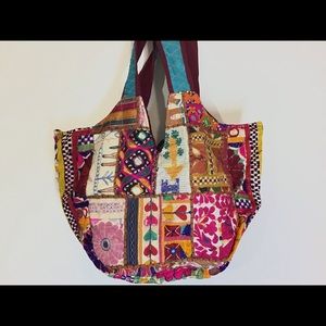 Bohemian handcrafted shoulder bag